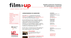 Desktop Screenshot of kongress.film-up.org